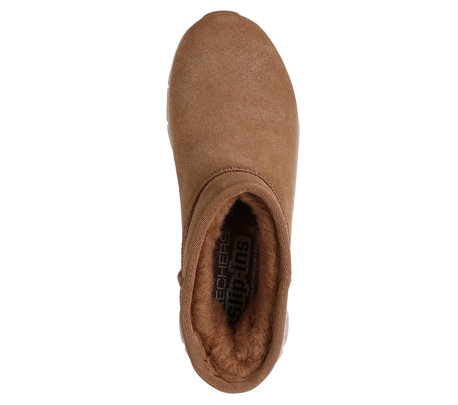 skechers slip-ins glide-step pro boot - cozy mini
