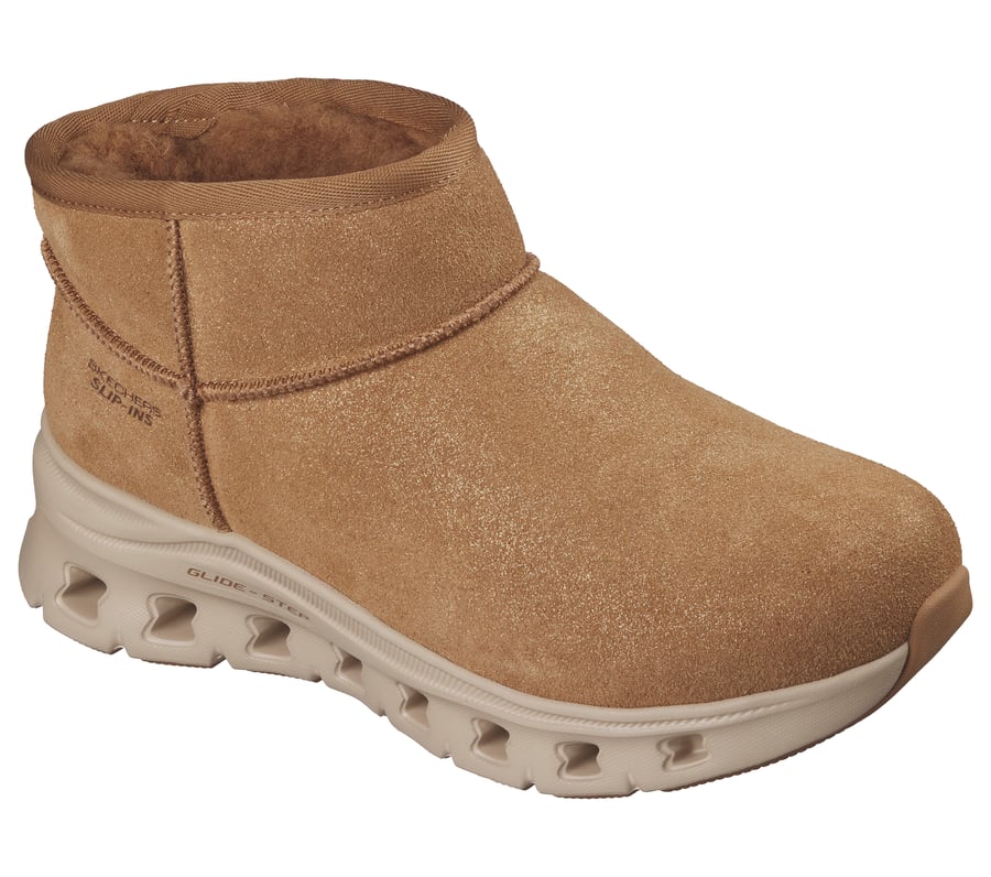 skechers slip-ins glide-step pro boot - cozy mini