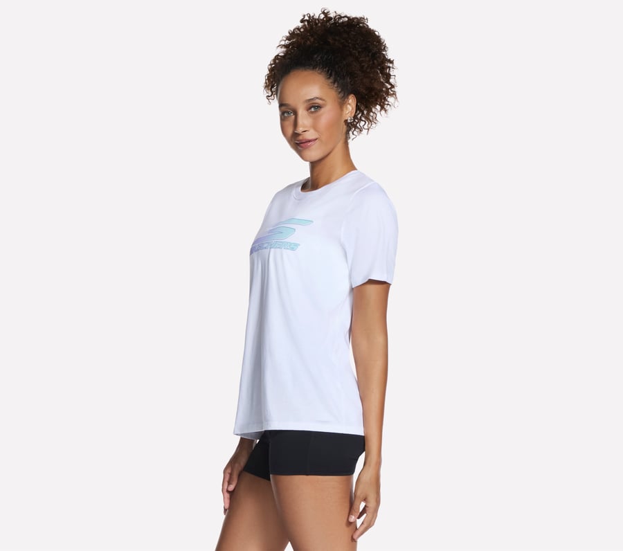 kurzarm-t-shirt mit bewegungsmotiv