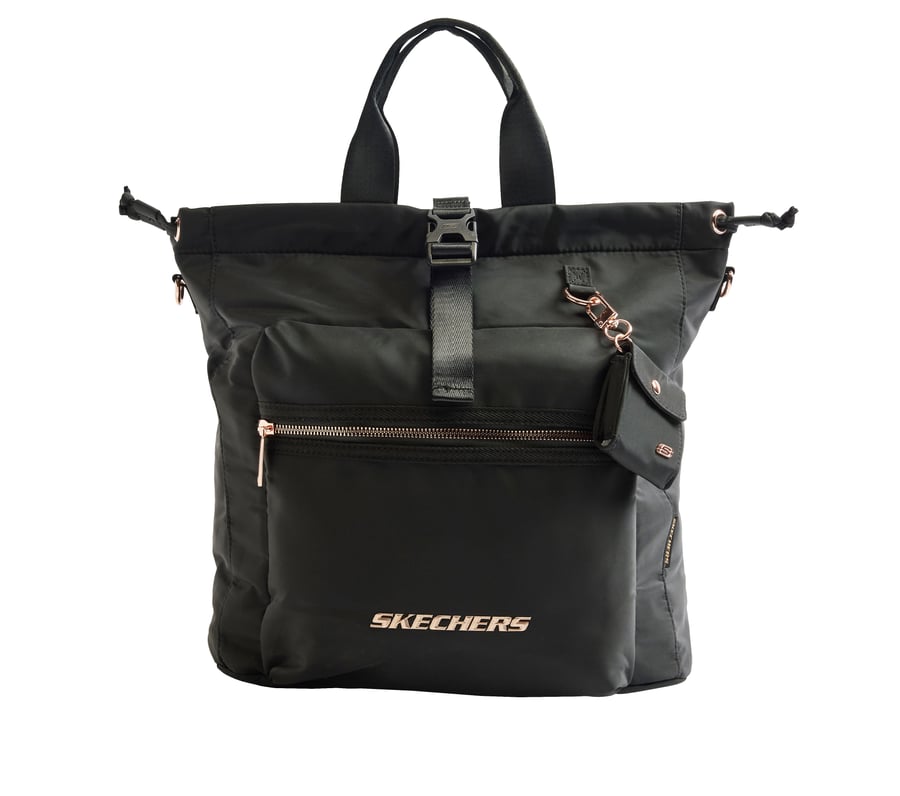 wandelbarer rucksack mit schnallen