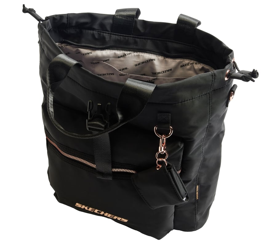 wandelbarer rucksack mit schnallen