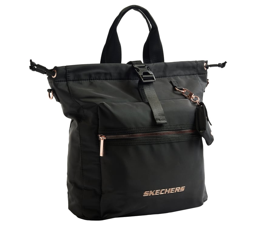wandelbarer rucksack mit schnallen