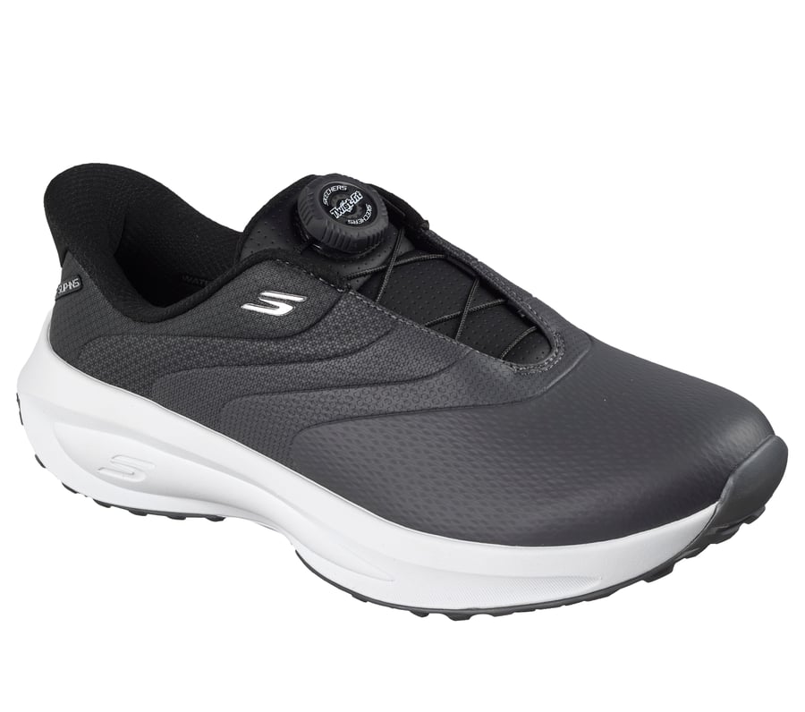skechers slip-ins golf waterproof flow si - twist fit