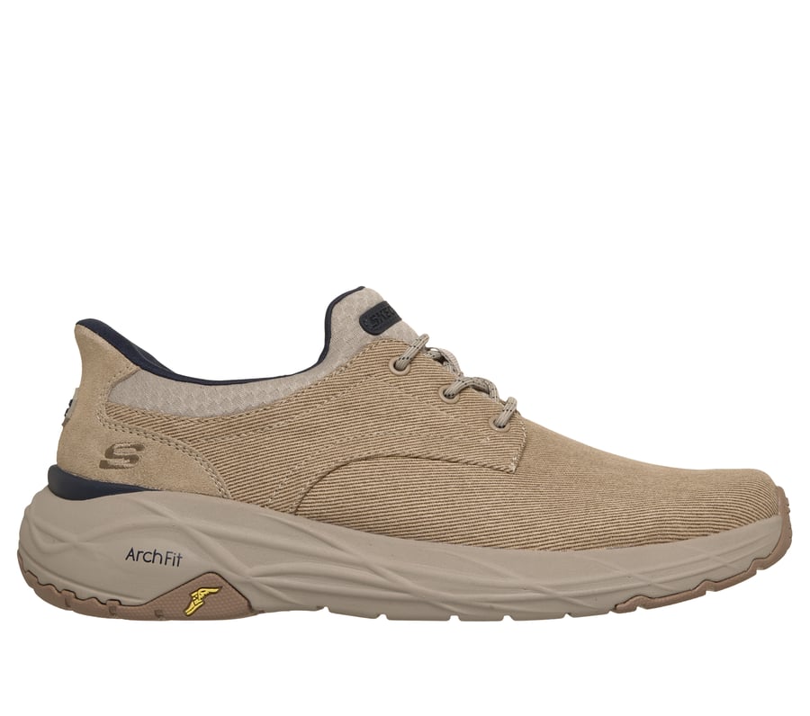 skechers slip-ins relaxed fit arch fit maverick - wolfe
