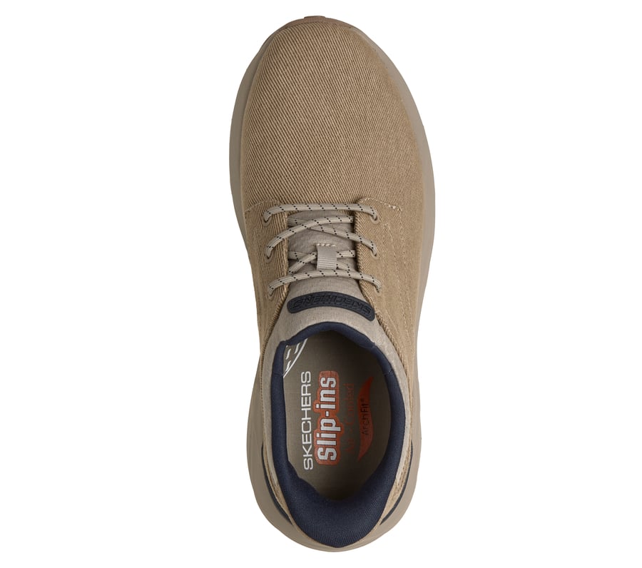 skechers slip-ins relaxed fit arch fit maverick - wolfe