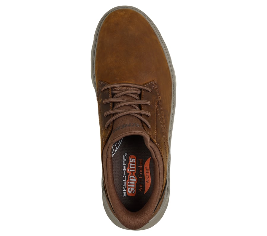 skechers slip-ins relaxed fit arch fit garza - langston