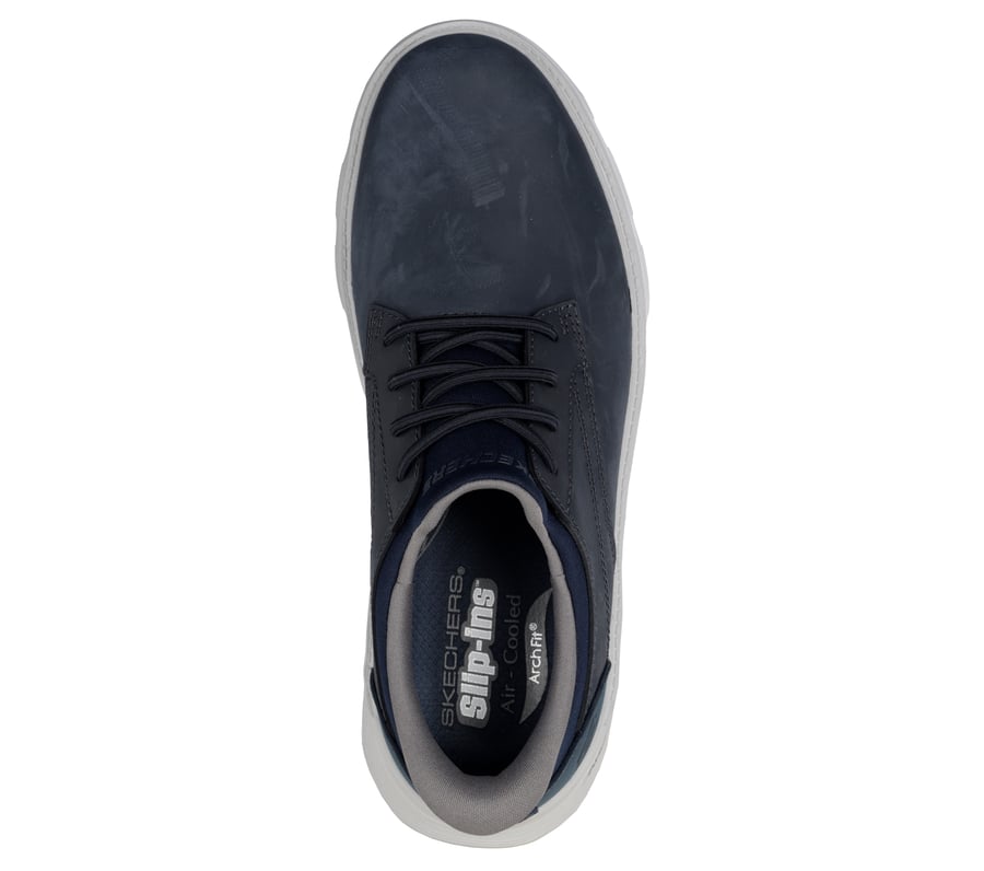 skechers slip-ins relaxed fit arch fit garza - langston