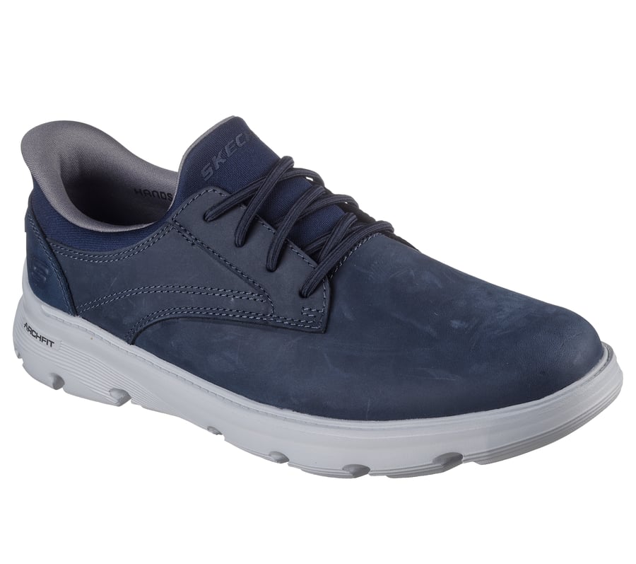 skechers slip-ins relaxed fit arch fit garza - langston