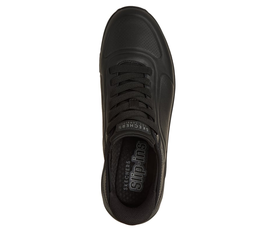 skechers slip-ins premium leather uno icon - idolizing