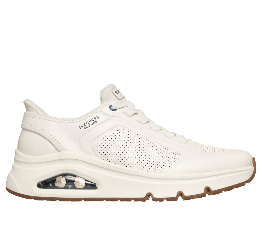 skechers slip-ins premium leather uno icon - idolizing