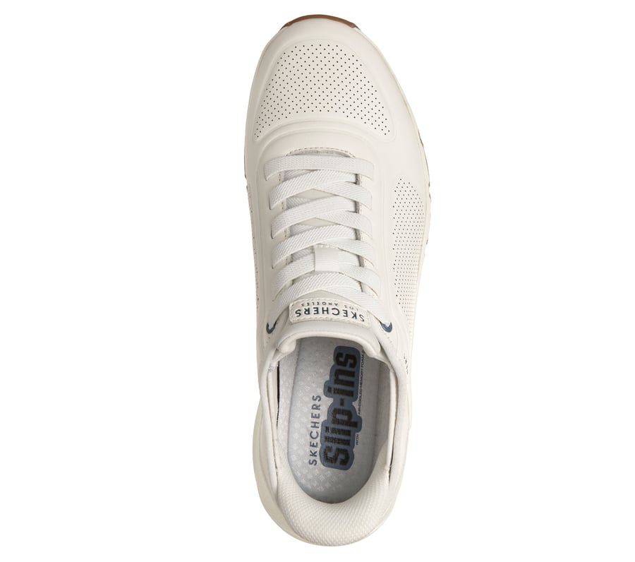 skechers slip-ins premium leather uno icon - idolizing