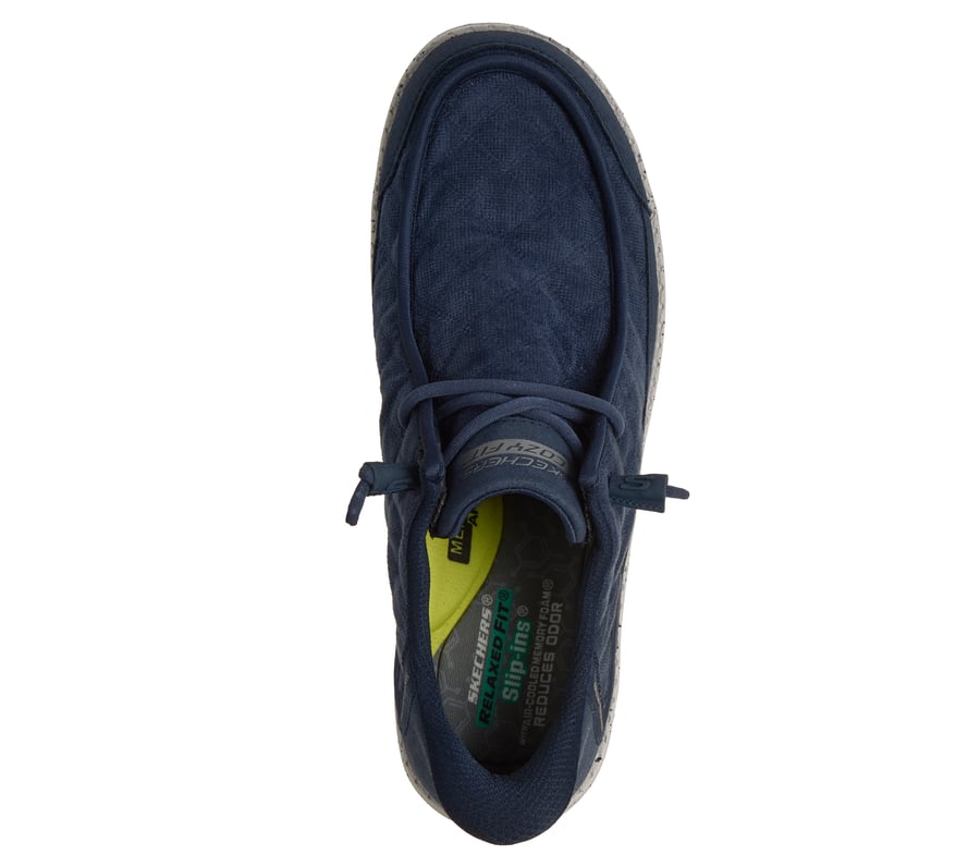 skechers slip-ins relaxed fit melson - cozy fit diamond moc