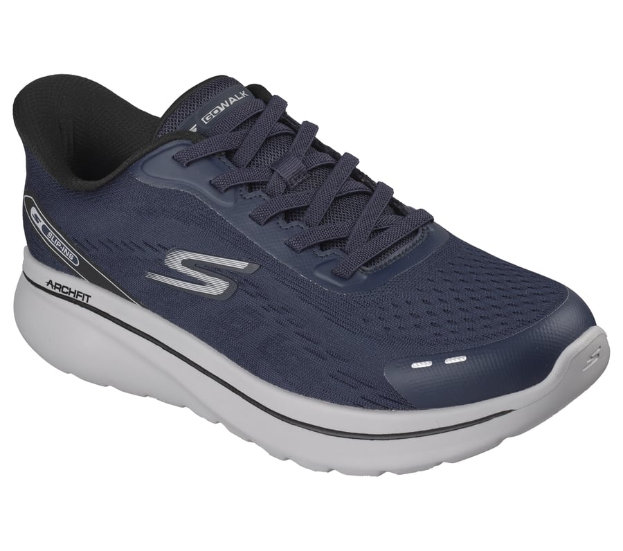 skechers slip-ins relaxed fit go walk arch fit n-joy - nobend