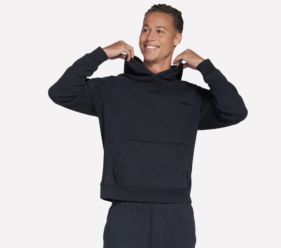 hochwertiger frottee-hoodie