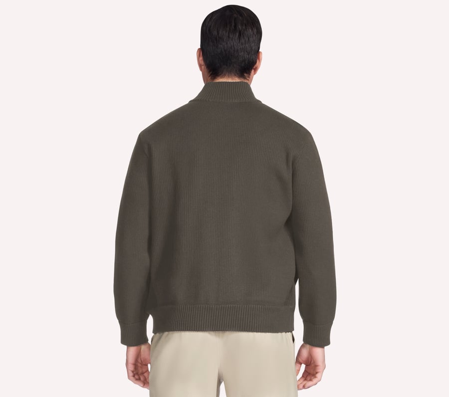 kapuzenloser hoodie kuschelige hybrid-strickjacke