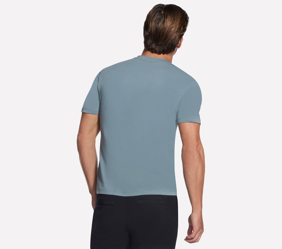 go dri pima kurzarm-t-shirt mit v-ausschnitt