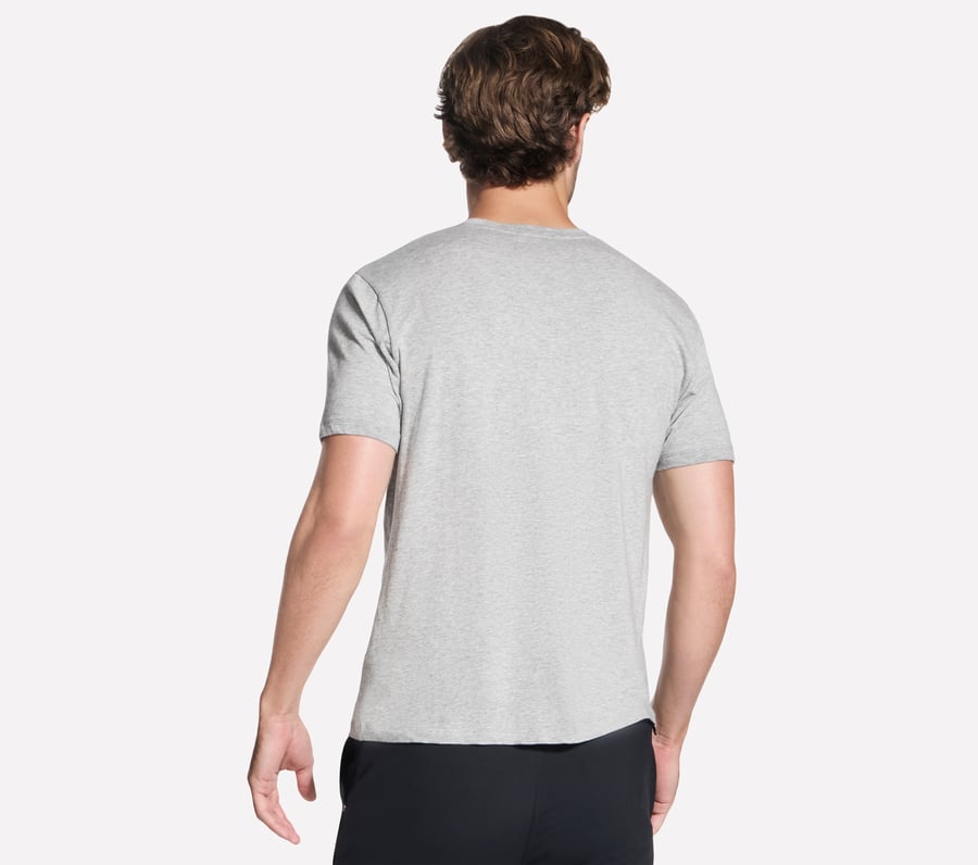 go dri pima kurzarm-t-shirt mit v-ausschnitt