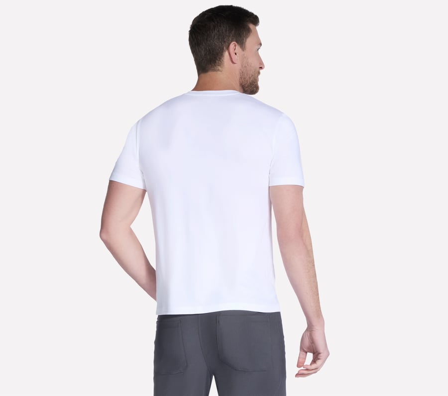 go dri pima kurzarm-t-shirt mit v-ausschnitt