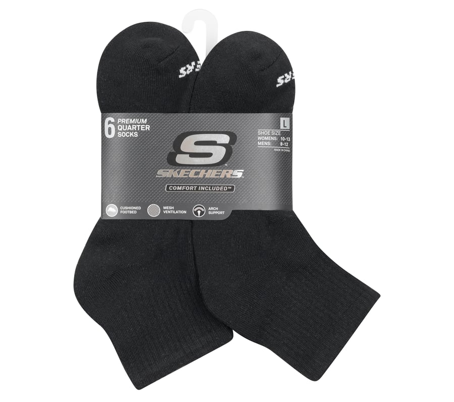 6er-packung core quarter large socken