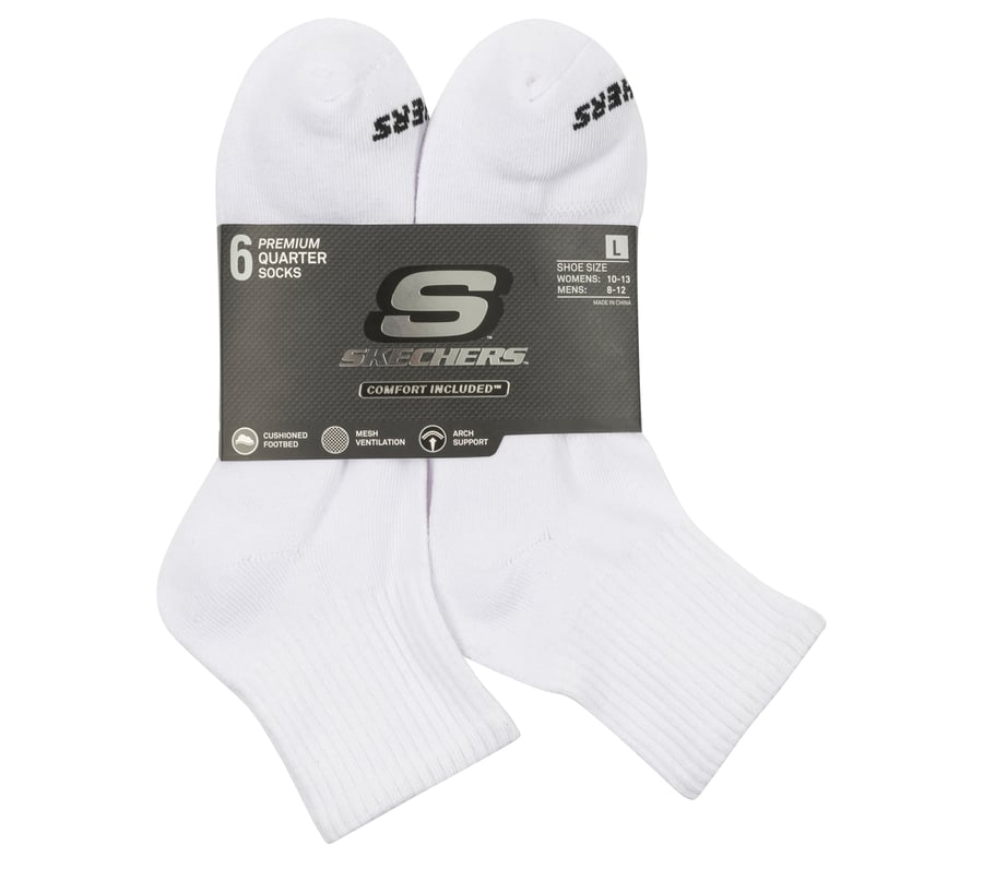 6er-packung core quarter large socken