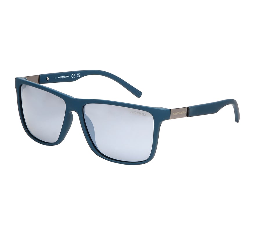 quadratische sonnenbrille mit soft-touch-oberfläche