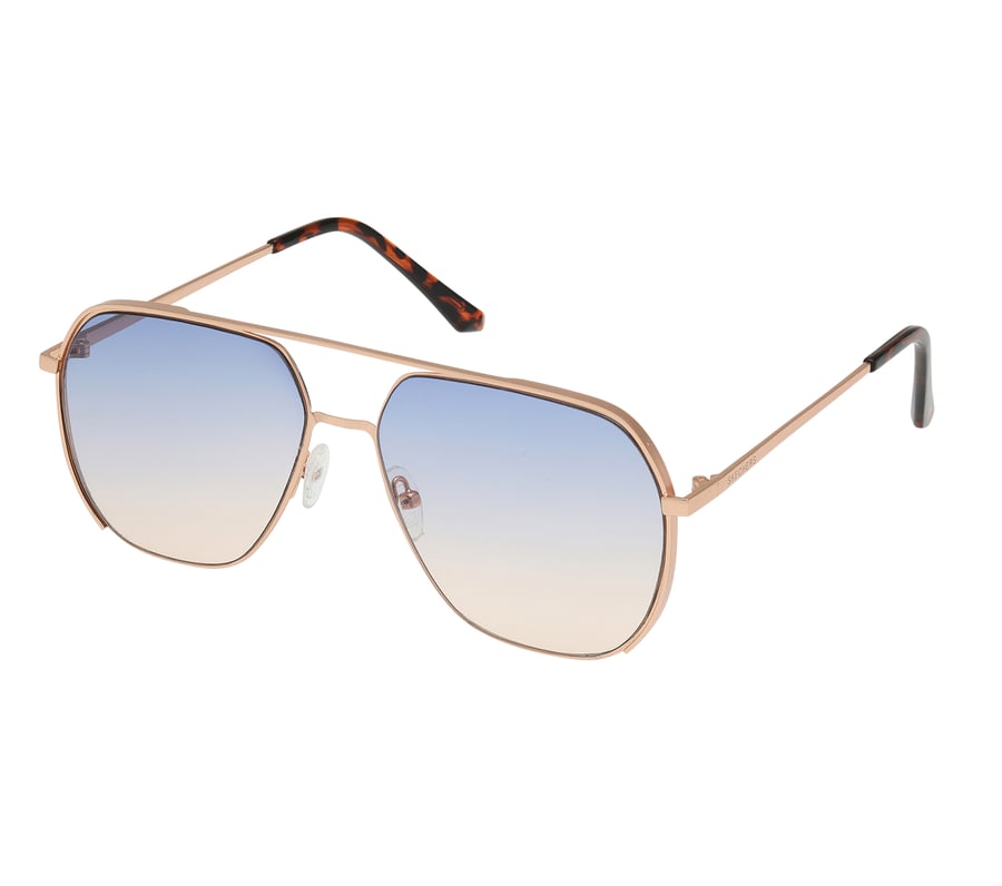 quadratische sonnenbrille mit soft-touch-oberfläche