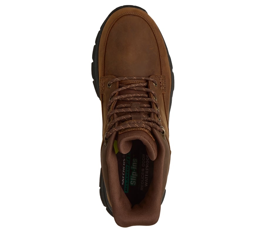 skechers slip-ins waterproof relaxed fit respected 2.0 - orson