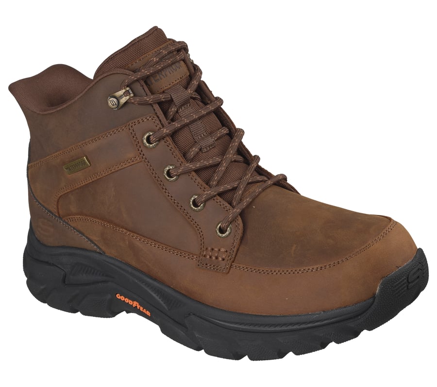 skechers slip-ins waterproof relaxed fit respected 2.0 - orson