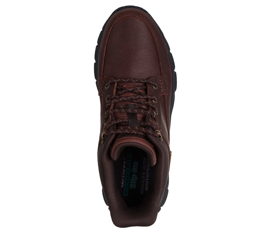 skechers slip-ins waterproof relaxed fit respected 2.0 - orson