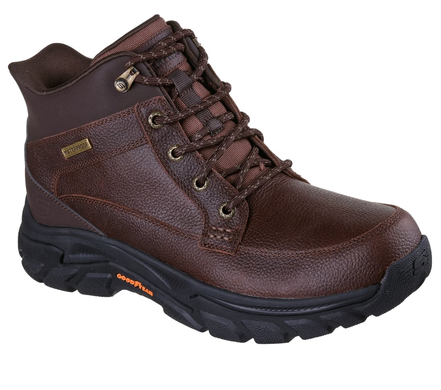 skechers slip-ins waterproof relaxed fit respected 2.0 - orson