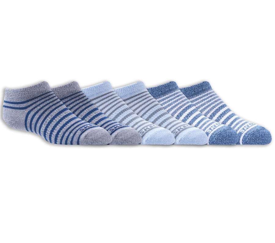 6er-pack gestreifte unsichtbare socken