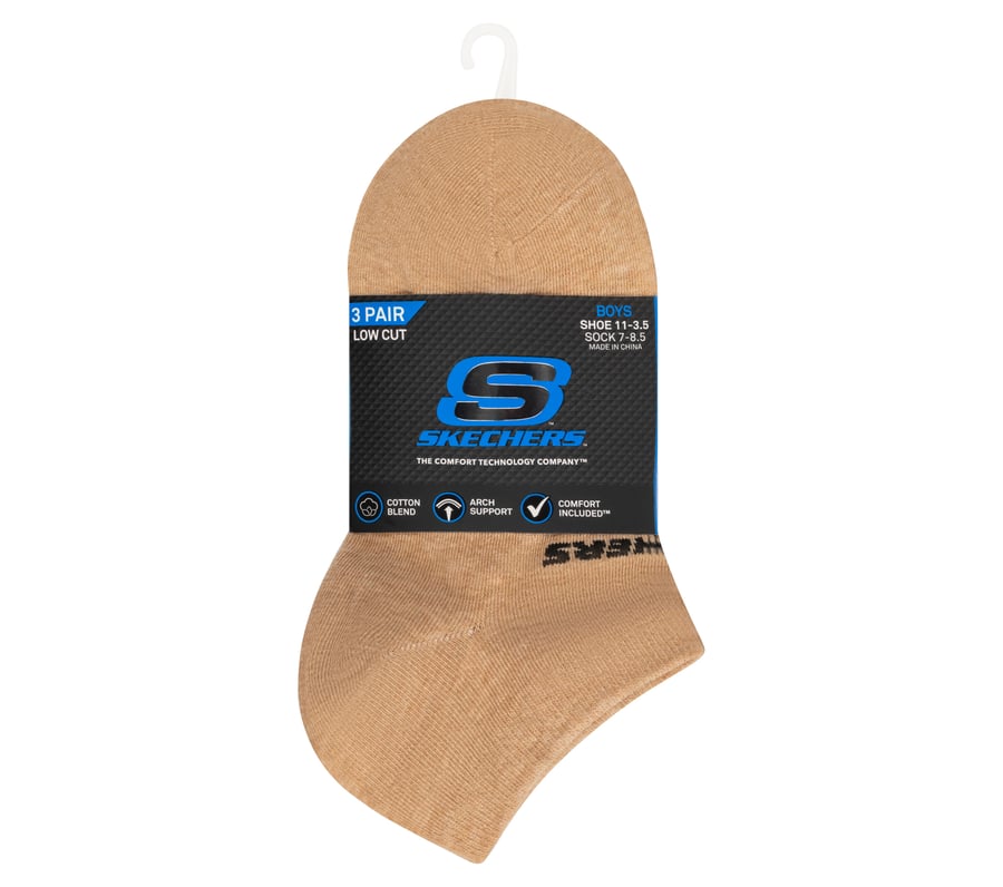 3er-pack jungen-baumwollsocken niedrig geschnitten