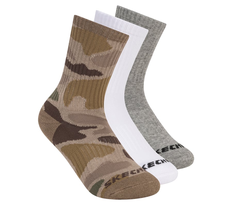 3er-pack jungen-camouflage-socken