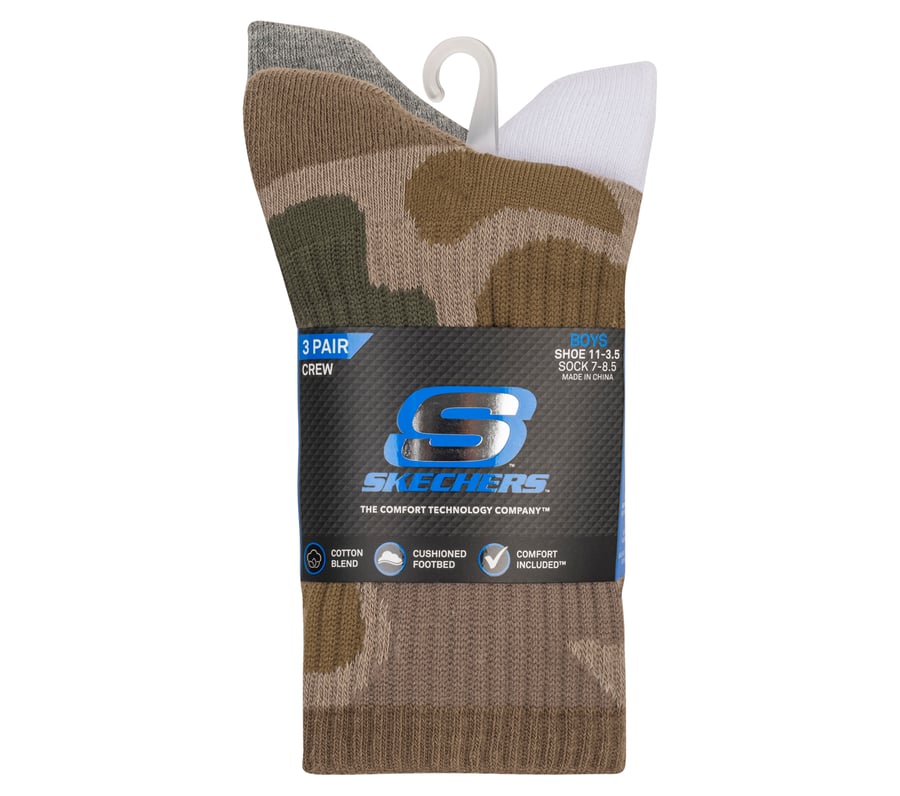 3er-pack jungen-camouflage-socken