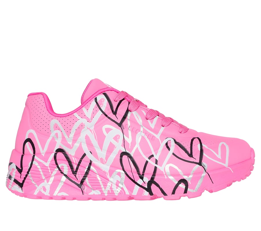 skechers x jgoldcrown uno lite – metallic love